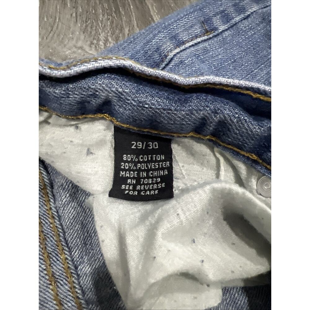 Buckle Black Jeans Men's 29x30 Blue Light Wash Boot Cut Jeans - Picture 4 of 8